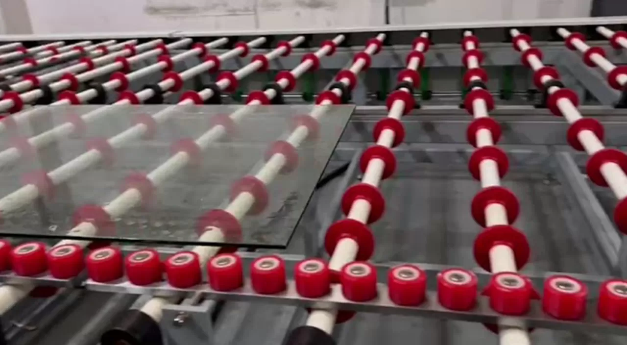 HISENG Máquina de Edging Dupla de Vidro HSDN L Vídeo