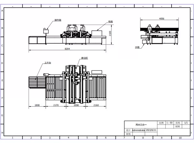 Máquina de costura de vidro HSBM