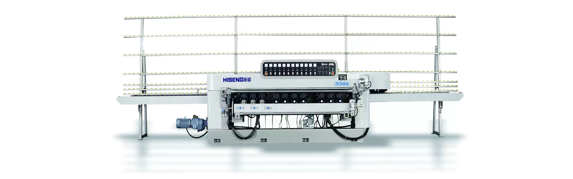 HSB-371 de máquina de chanfradura de linha reta de vidro