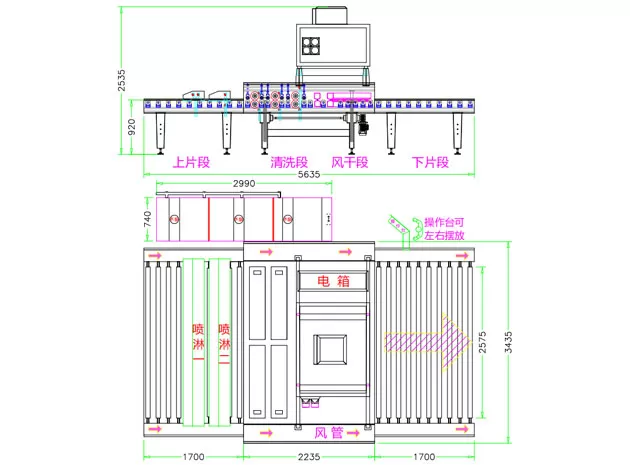 Máquina de lavar HSW-A série de vidro