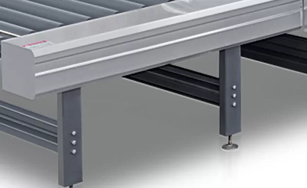 Parte de carregamento da máquina de lavar de vidro