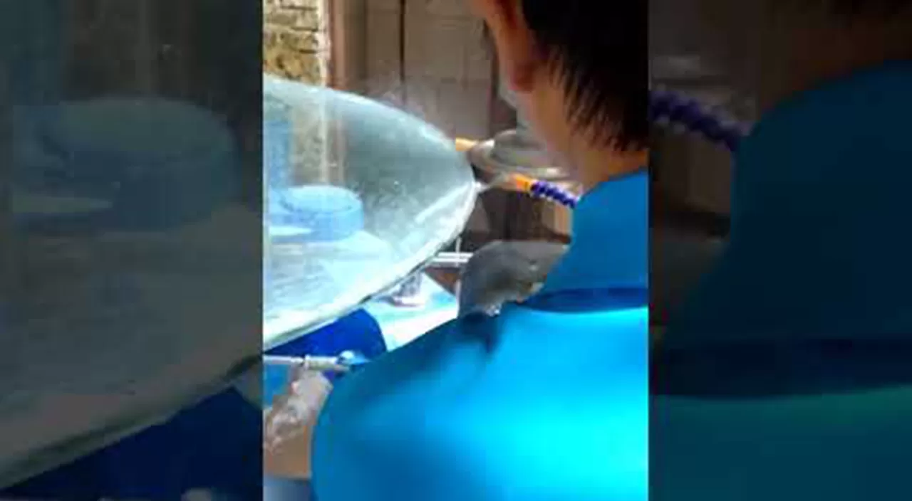 Vídeo de HSS-151 de moagem de forma especial de vidro