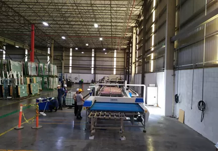 Processamento de vidro do aparelho